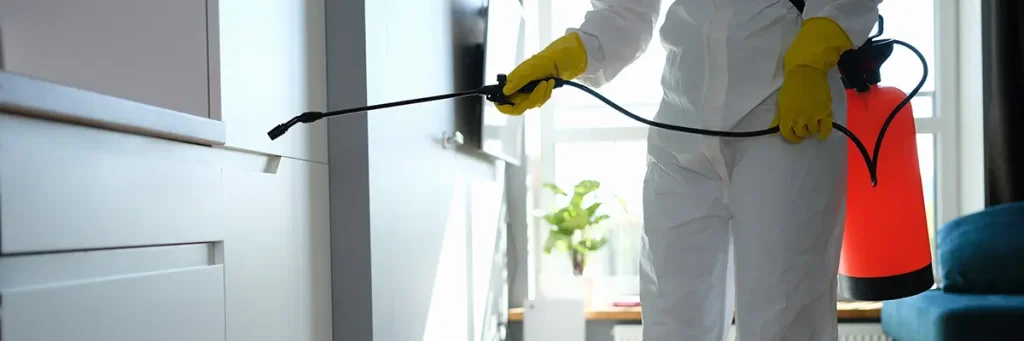Disinfecting an office